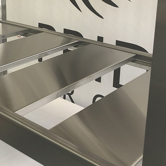 картинка Стол производственный СППр 1500x800x860 полка решетка